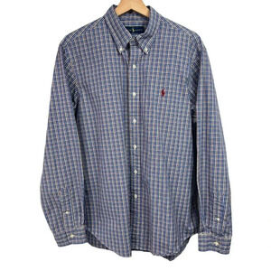 Ralph Lauren Mens Shirt Sz Medium Long Sleeve Button Down Multicolor Plaid READ